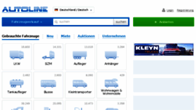 What Autoline-eu.de website looked like in 2016 (8 years ago)