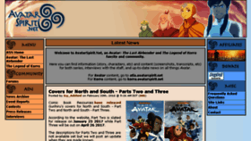 What Avatarspiritmedia.net website looked like in 2016 (8 years ago)