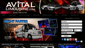 What Avitalchicagolimousine.com website looked like in 2016 (8 years ago)