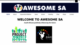 What Awesomesa.co.za website looked like in 2016 (8 years ago)
