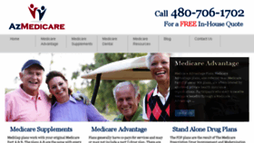 What Azmedicare.info website looked like in 2016 (8 years ago)