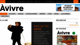 What Avivremagazine.fr website looked like in 2016 (8 years ago)