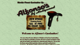 What Alfonsosgunleather.com website looked like in 2016 (8 years ago)