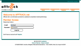 What Afftrack.net website looked like in 2016 (8 years ago)
