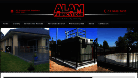 What Alamfabrications.com.au website looked like in 2016 (8 years ago)