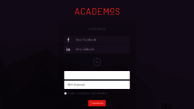 What App.academos.qc.ca website looked like in 2016 (8 years ago)