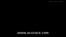 What Acgface.com website looked like in 2016 (8 years ago)