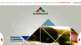 What Alpargatas.com website looked like in 2016 (8 years ago)