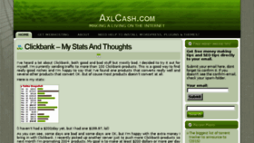 What Axlcash.com website looked like in 2016 (8 years ago)