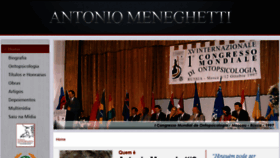 What Antoniomeneghetti.org.br website looked like in 2016 (8 years ago)