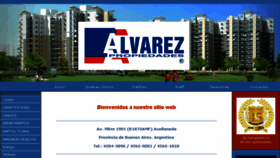What Alvarezpropiedades.com website looked like in 2016 (8 years ago)