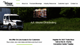 What Aewease.com website looked like in 2016 (8 years ago)