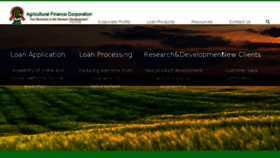 What Agrifinance.org website looked like in 2016 (8 years ago)