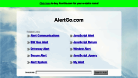 What Alertgo.com website looked like in 2016 (8 years ago)