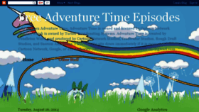 What Adventuretimeforfree.blogspot.com website looked like in 2016 (8 years ago)