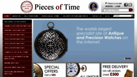 What Antique-watch.com website looked like in 2016 (8 years ago)
