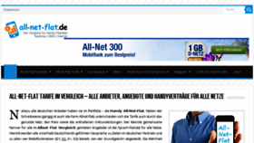 What All-net-flat.de website looked like in 2016 (8 years ago)
