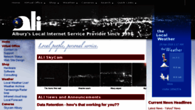 What Albury.net.au website looked like in 2016 (8 years ago)