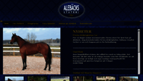 What Aleback.se website looked like in 2016 (8 years ago)
