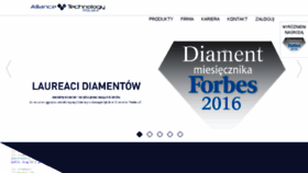 What Atechno.pl website looked like in 2016 (8 years ago)