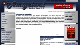 What Amigaland.de website looked like in 2016 (8 years ago)