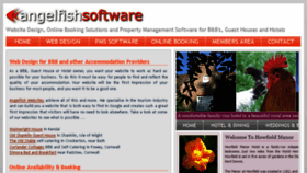 What Angelfishsoftware.co.uk website looked like in 2016 (8 years ago)