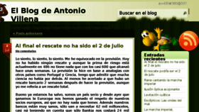 What Antoniovillena.es website looked like in 2016 (8 years ago)