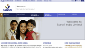 What Aventispharmaindia.com website looked like in 2016 (8 years ago)