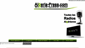 What Algeria-press.com website looked like in 2016 (8 years ago)