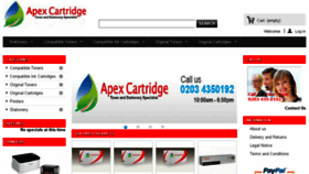 What Apexcartridge.co.uk website looked like in 2016 (8 years ago)
