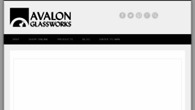 What Avalonglassworks.com website looked like in 2016 (8 years ago)