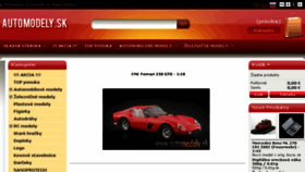 What Automodely.sk website looked like in 2016 (8 years ago)