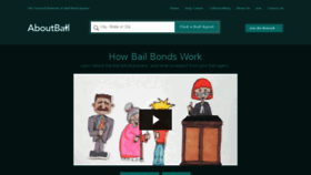 What Aboutbail.com website looked like in 2016 (8 years ago)