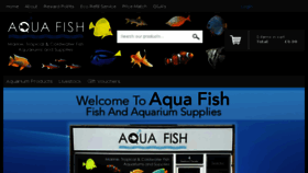 What Aqua-fish.co.uk website looked like in 2016 (8 years ago)