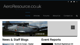 What Aeroresource.co.uk website looked like in 2016 (9 years ago)
