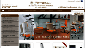 What Artbureau.fr website looked like in 2016 (8 years ago)