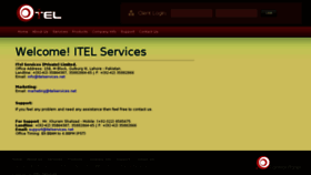 What Admin.itelservices.net website looked like in 2016 (8 years ago)