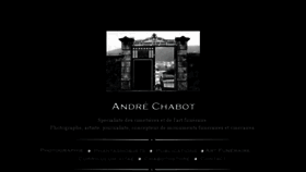 What Andrechabot.com website looked like in 2016 (8 years ago)