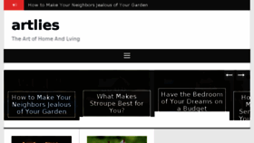 What Artlies.org website looked like in 2016 (8 years ago)