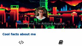 What Antoine-augusti.fr website looked like in 2016 (8 years ago)