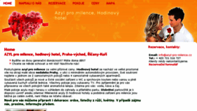 What Azyl-pro-milence.cz website looked like in 2016 (8 years ago)