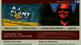 What Ajplant.com website looked like in 2016 (8 years ago)