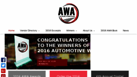 What Automotivewebsiteawards.com website looked like in 2016 (8 years ago)