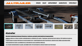 What Alutrailer.fi website looked like in 2016 (8 years ago)