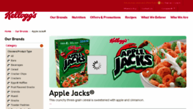 What Applejacks.com website looked like in 2016 (8 years ago)