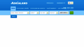 What Adrialand.cz website looked like in 2016 (8 years ago)