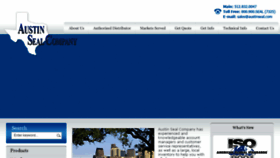 What Austinseal.com website looked like in 2016 (8 years ago)
