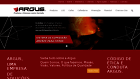 What Argus-engenharia.com.br website looked like in 2016 (8 years ago)