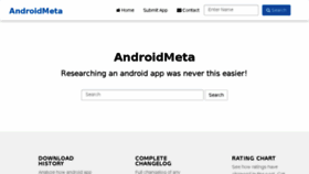 What Androidmeta.com website looked like in 2016 (8 years ago)