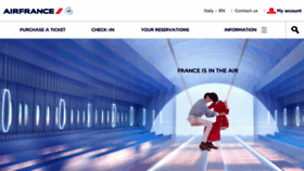 What Airfrance.it website looked like in 2016 (8 years ago)
